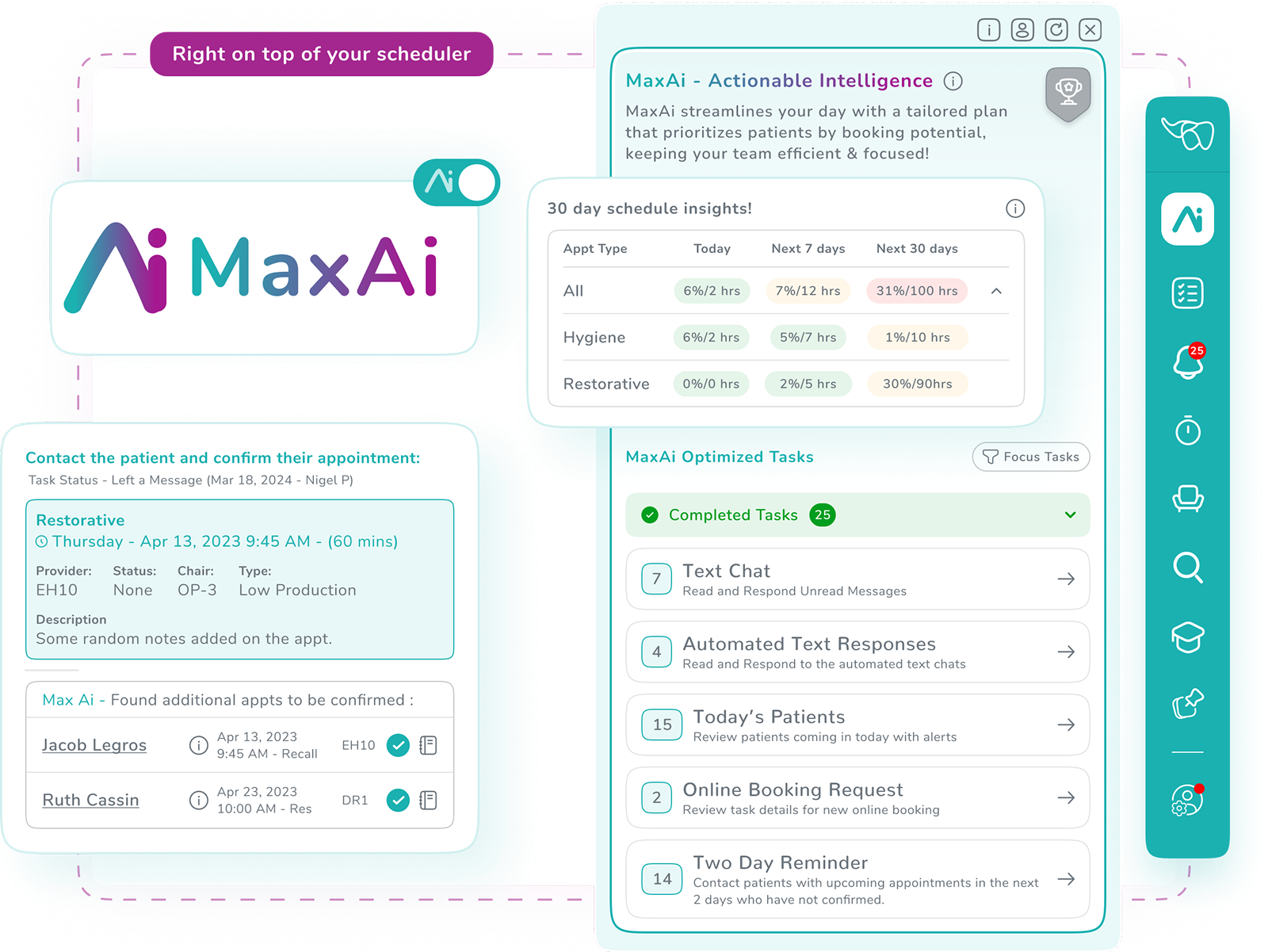 MaxAI — Intelligent Patient Toolbar & Dashboard